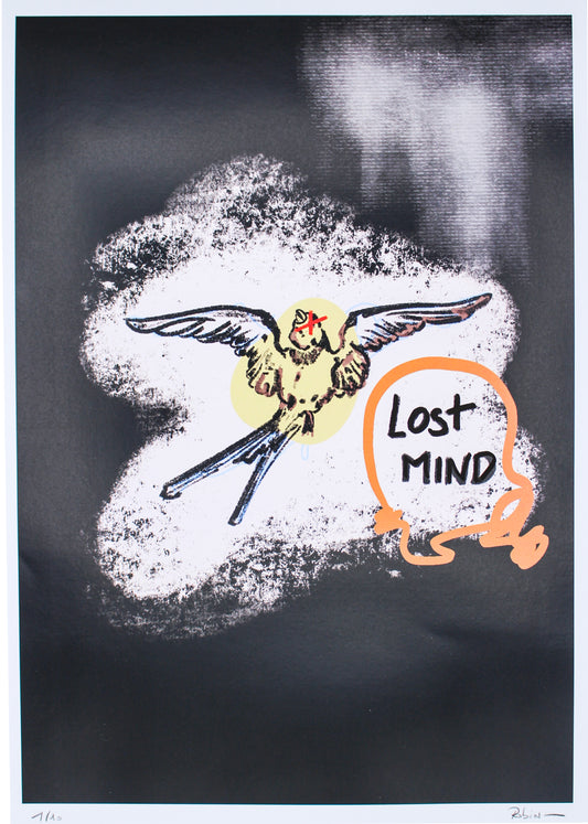 "Lost mind" 29x42 impression signé et numéroté, édition à 10